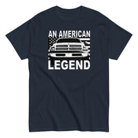 Thumbnail for 2nd Gen Truck T-Shirt With American Flag Design-In-Navy-From Aggressive Thread