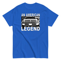 Thumbnail for 2nd Gen Truck T-Shirt With American Flag Design-In-Royal-From Aggressive Thread
