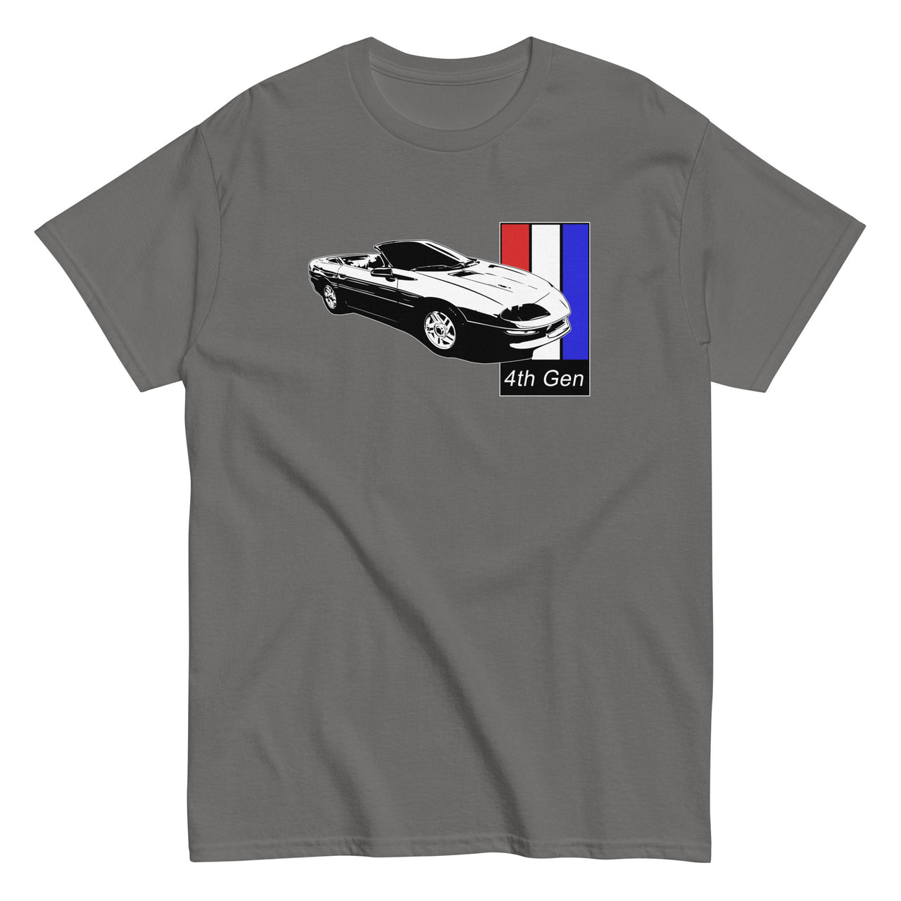 4th Gen Camaro Convertible T-Shirt in grey