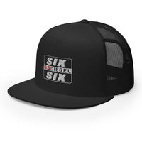 Thumbnail for Duramax Trucker hat in black 3/4 view