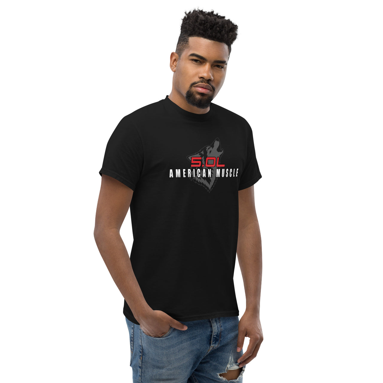 5.0 Coyote Mustang or F150 T-Shirt in Black