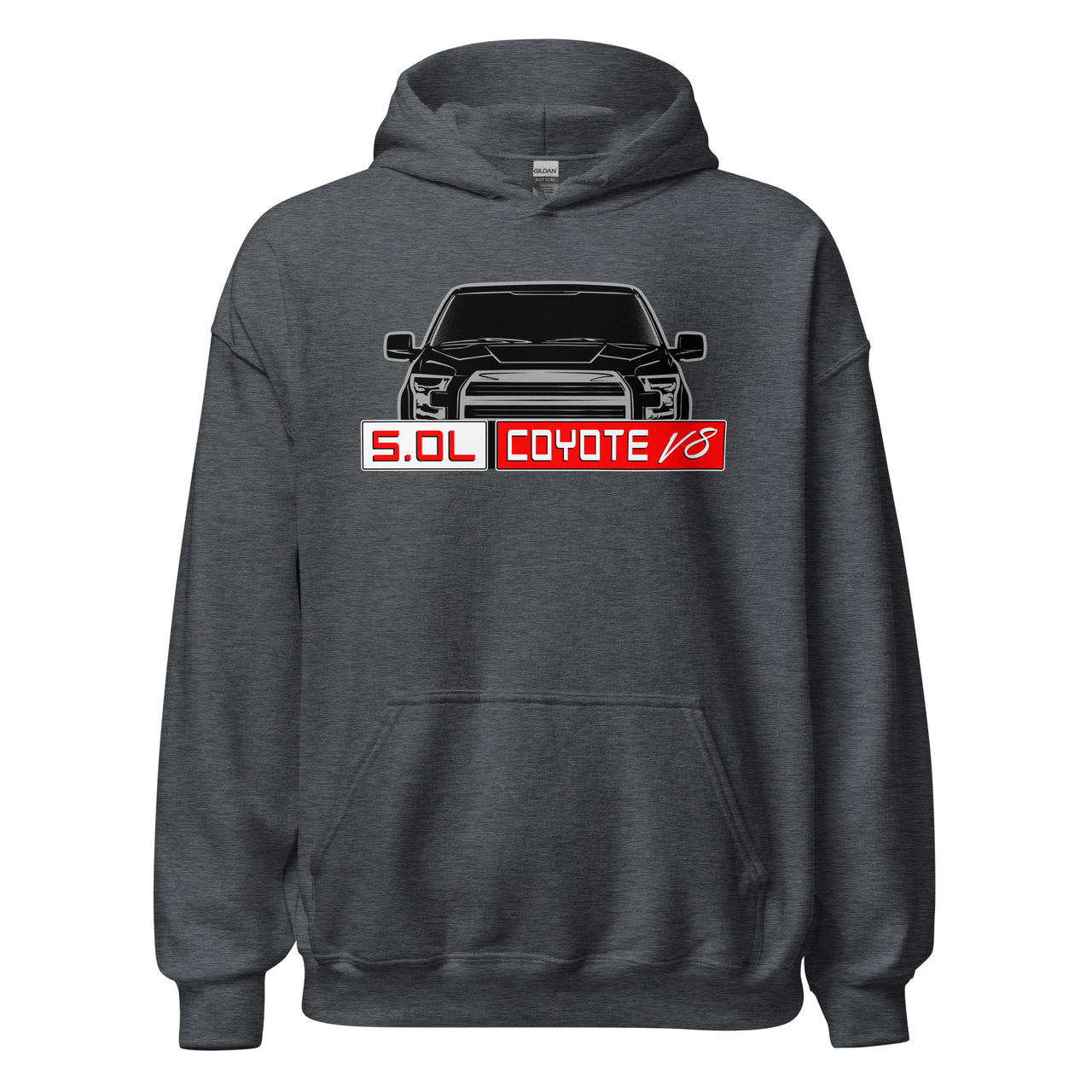 50 coyote v8 f150 hoodie in grey