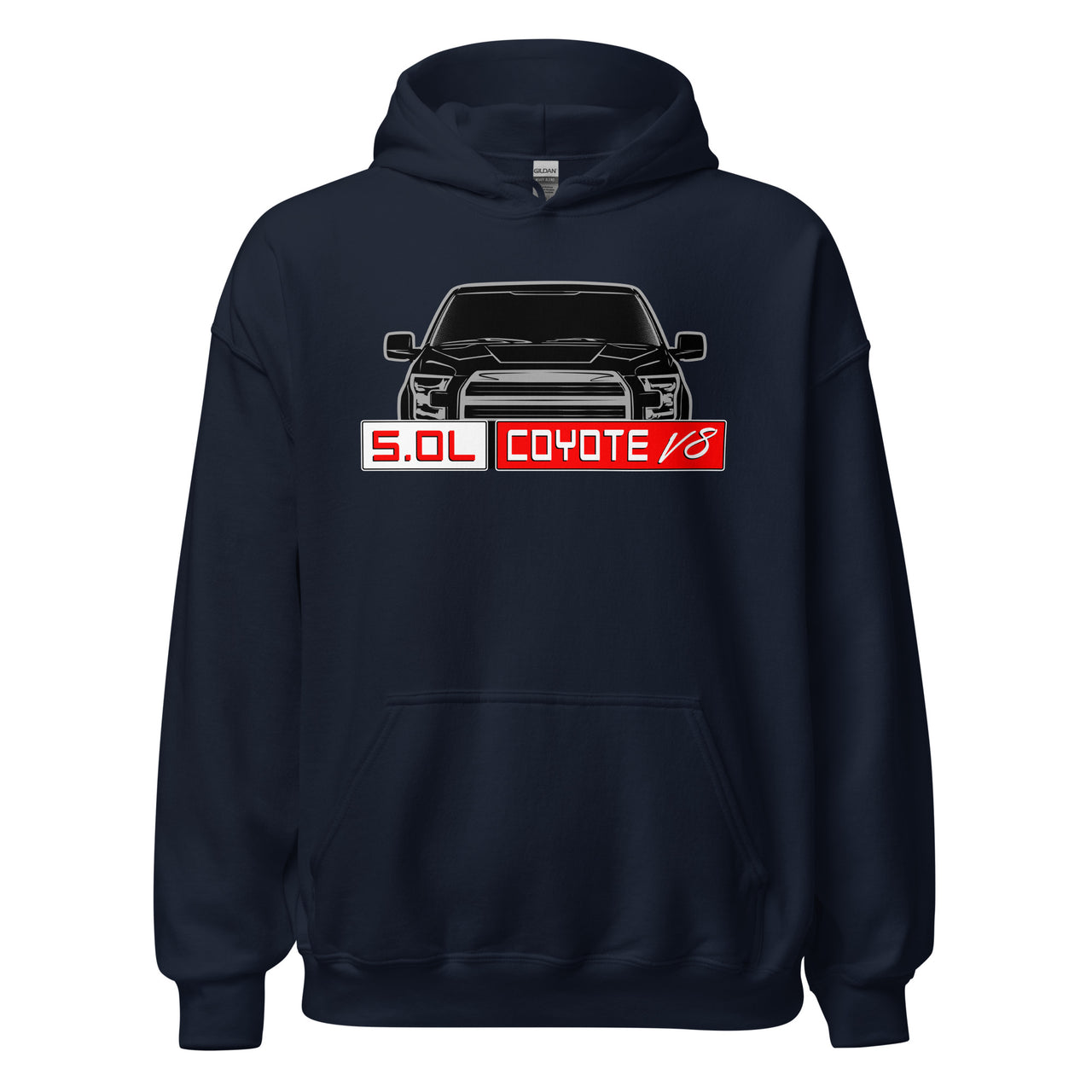 50 coyote v8 f150 hoodie in navy