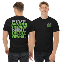 Thumbnail for Five MF'N Nine 5.9 Diesel Truck T-Shirt modeled in black