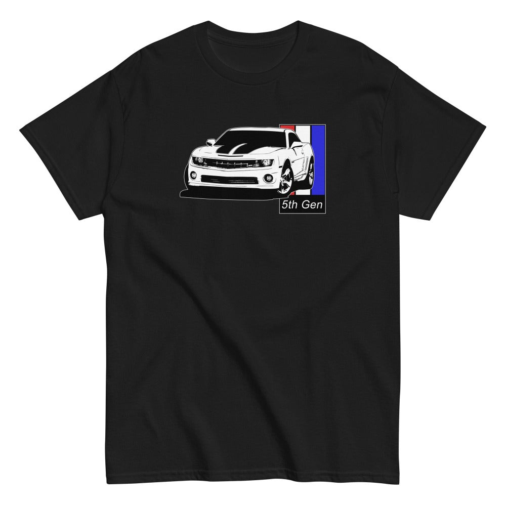 5TH Gen Camaro T-Shirt, Modern Muscle Car Shirt in black