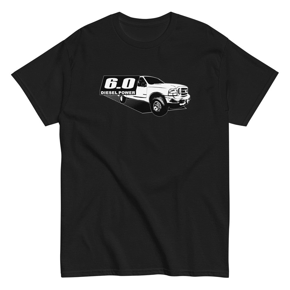 Power Stroke 6.0 Diesel Truck T-Shirt in black
