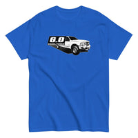 Thumbnail for Power Stroke 6.0 Diesel Truck T-Shirt in blue