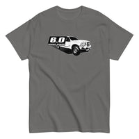 Thumbnail for Power Stroke 6.0 Diesel Truck T-Shirt in grey