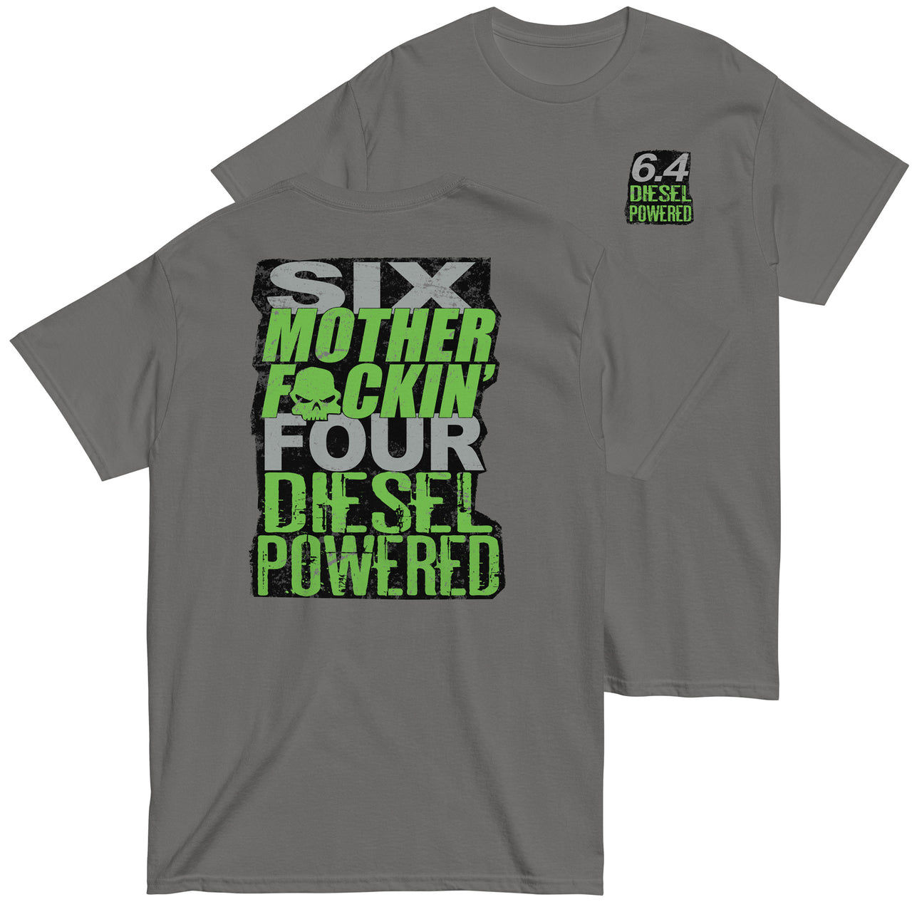 6.4 MF'N Power Stroke T-Shirt in grey