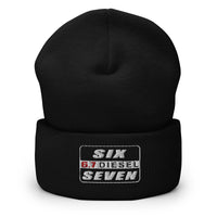 Thumbnail for 6.7 Powerstroke Hat Winter Cuffed Beanie in black