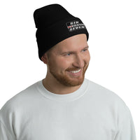 Thumbnail for 6.7 Powerstroke Hat Winter Cuffed Beanie modeled in black