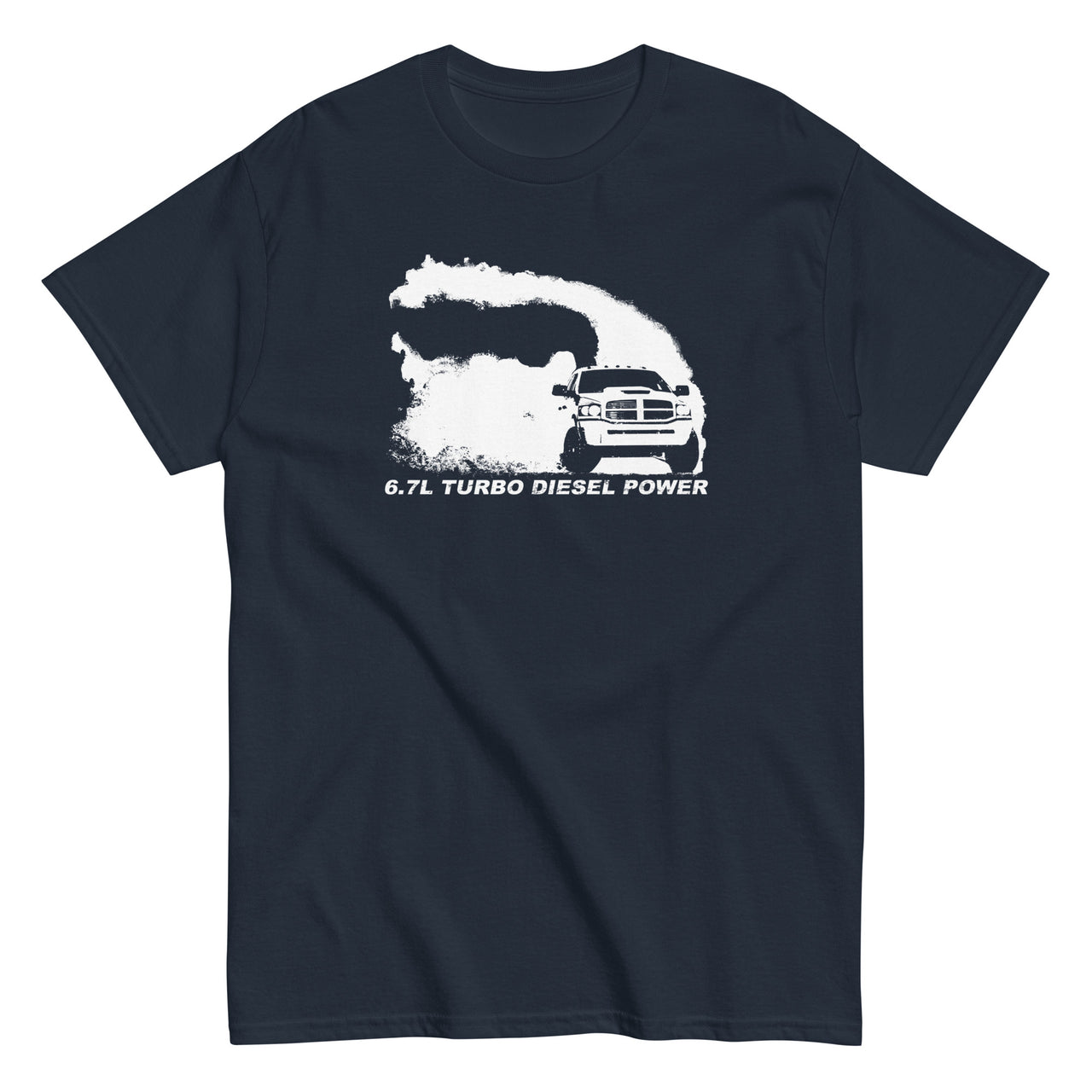 6.7 3rd Gen Burnout Truck T-Shirt in navy