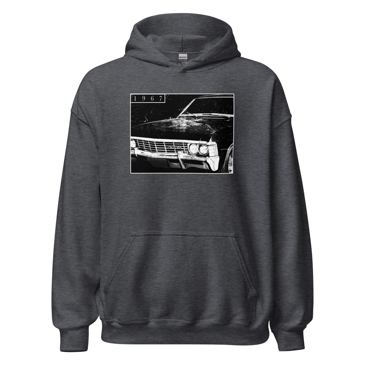 1967 Impala hoodie sweatshirt in gray