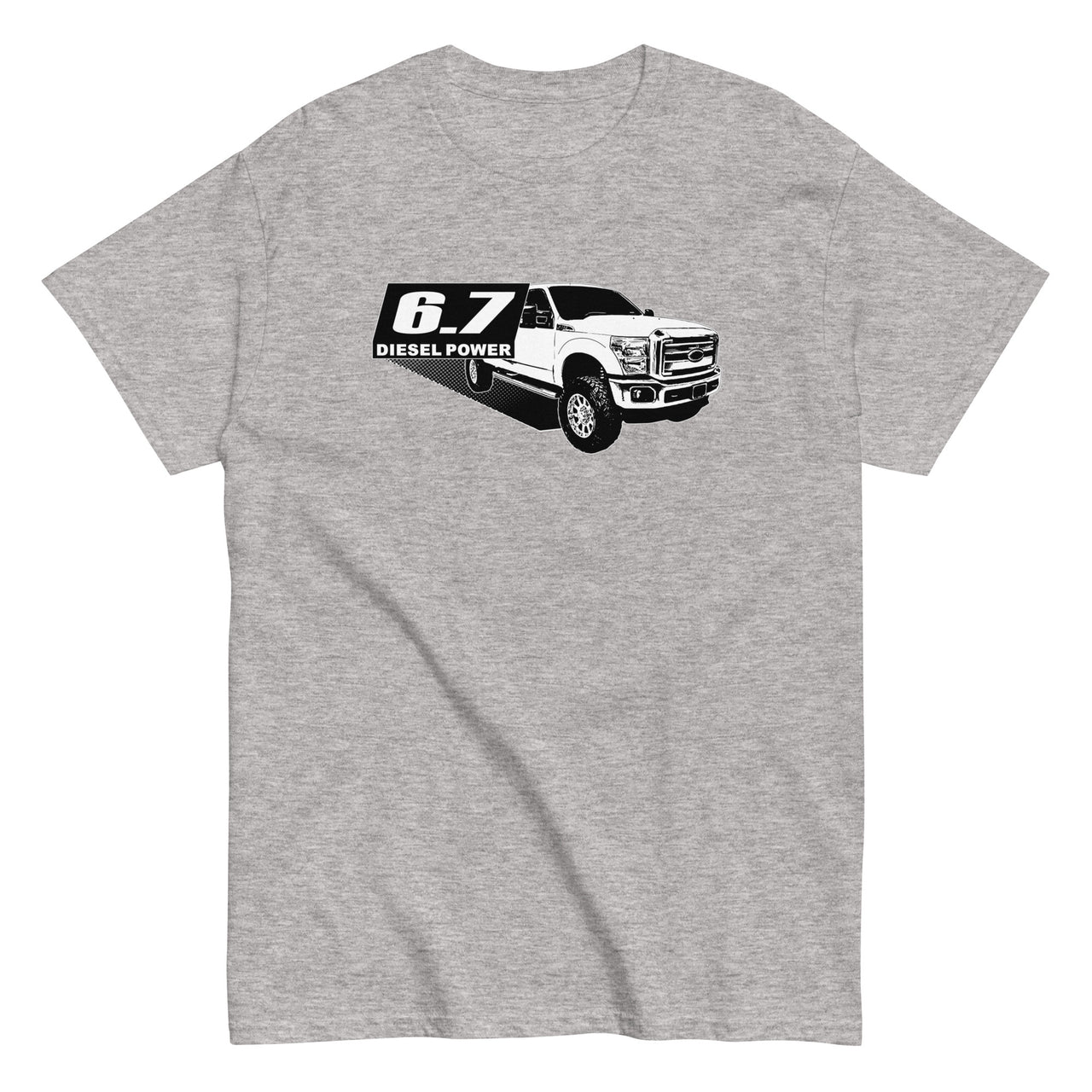 6.7 Power Stroke Truck T-shirt in grey