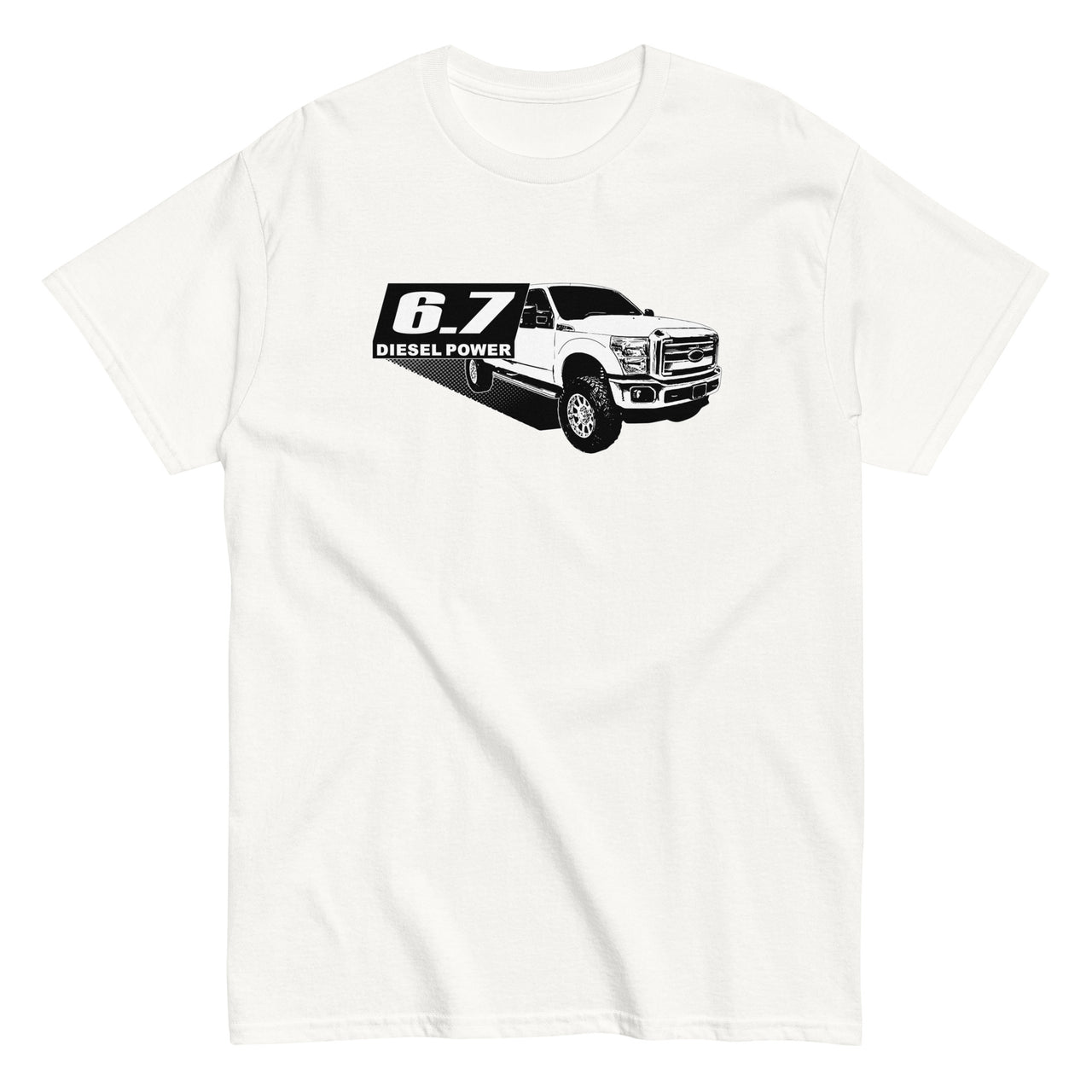 6.7 Power Stroke Truck T-shirt in white