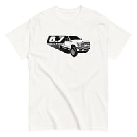 Thumbnail for 6.7 Power Stroke Truck T-shirt in white