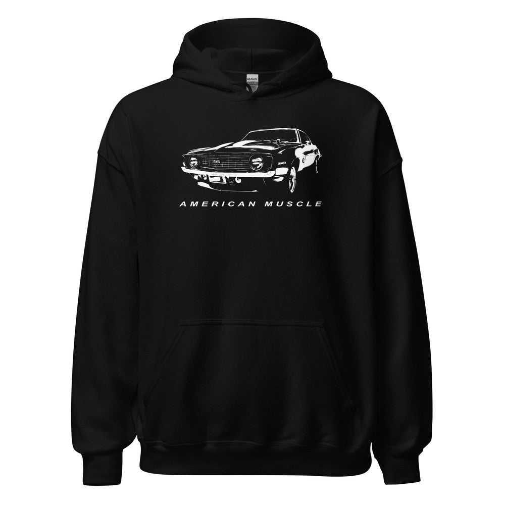 JG Infinite Retro 1991 Red Chevy Camaro Hoodie - Heartbeat Of America Unisex Pullover