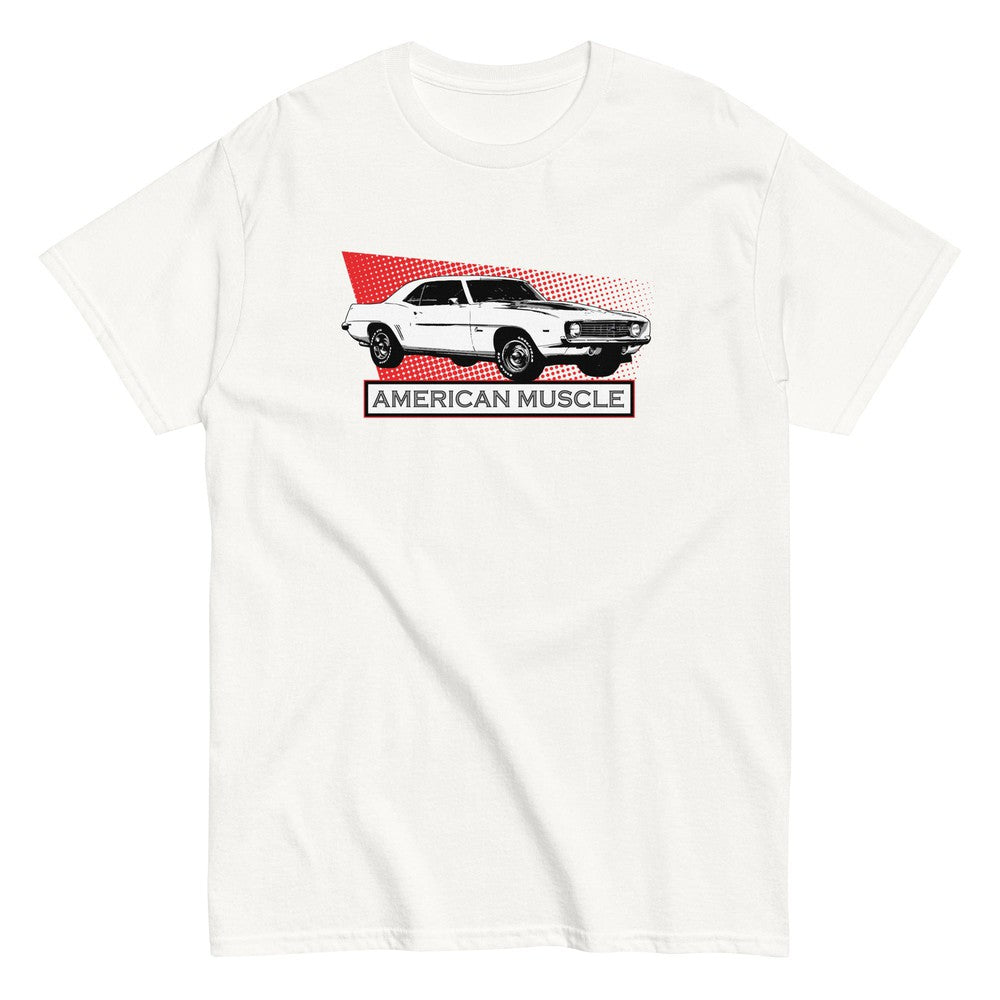 1st Gen 1969 Camaro T-Shirt in white