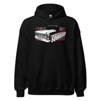 Thumbnail for Round Eye Square Body Truck Hoodie in black