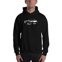 Thumbnail for 73 camaro hoodie modeled in black
