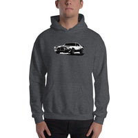 Thumbnail for 73 camaro hoodie modeled in grey