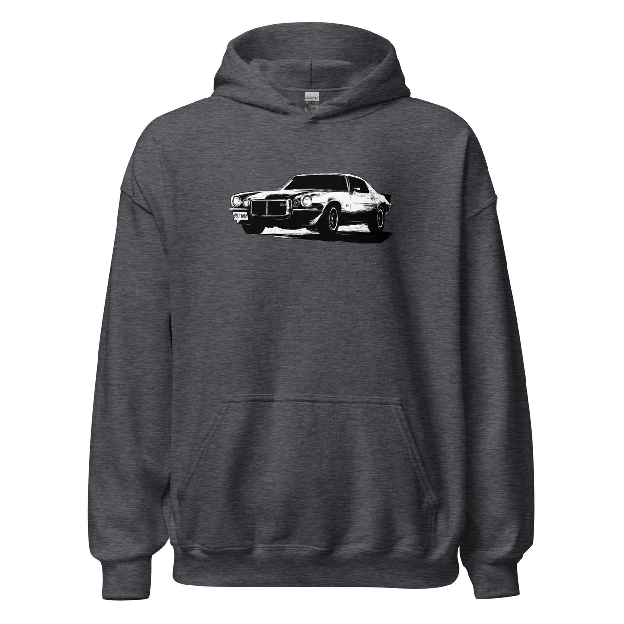 73 camaro hoodie in grey