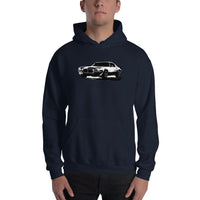 Thumbnail for 73 camaro hoodie modeled in navy