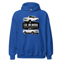 Thumbnail for 73 idi diesel truck hoodie in blue
