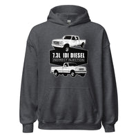 Thumbnail for 73 idi diesel truck hoodie in grey