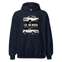 Thumbnail for 73 idi diesel truck hoodie in navy