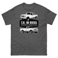 Thumbnail for 73-IDI-Diesel-Truck-t-shirt-in-dark-heather
