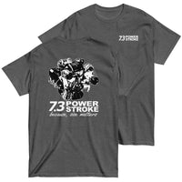 Thumbnail for 7.3 Power Stroke Size Matters T-Shirt  in grey