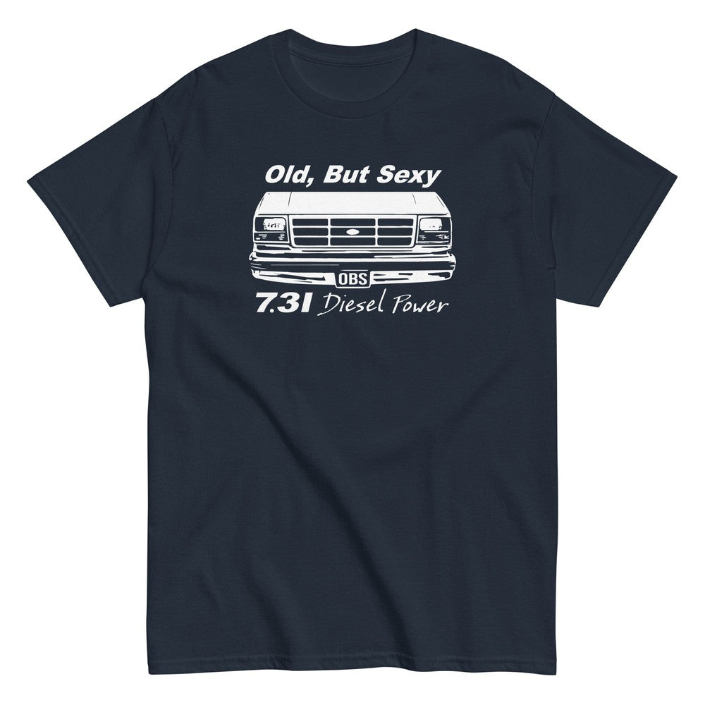 OBS Powerstroke 7.3l Diesel Power T-Shirt in navy