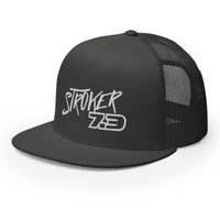 Thumbnail for 7.3 power stroke diesel trucker hat in black - left view