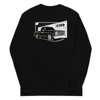 Thumbnail for 77 Square Body C10 Long Sleeve T-Shirt in black