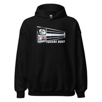 Thumbnail for Square Body Truck 80s Angled Grille Hoodie in black