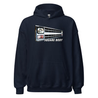 Thumbnail for Square Body Truck 80s Angled Grille Hoodie in navy