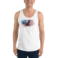 Thumbnail for American Flag Bald Eagle Tank Top