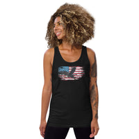 Thumbnail for American Flag Bald Eagle Tank Top