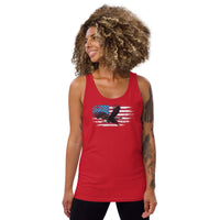 Thumbnail for American Flag Bald Eagle Tank Top