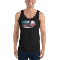 Thumbnail for American Flag Bald Eagle Tank Top