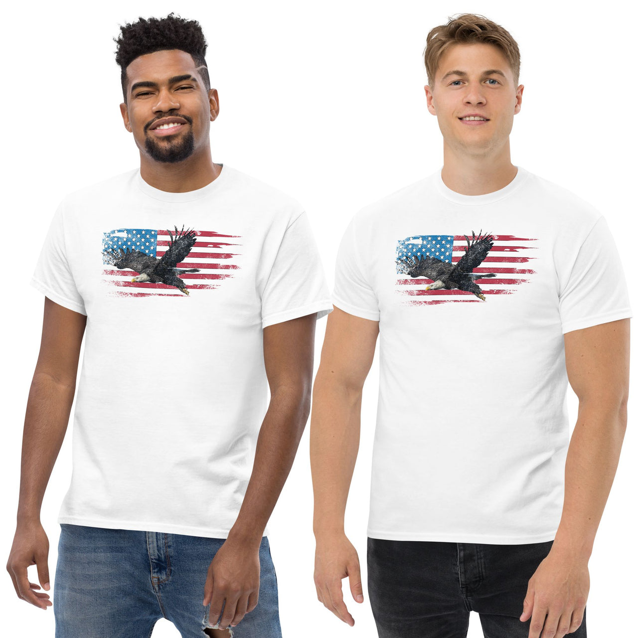 American Flag Bald Eagle T-Shirt
