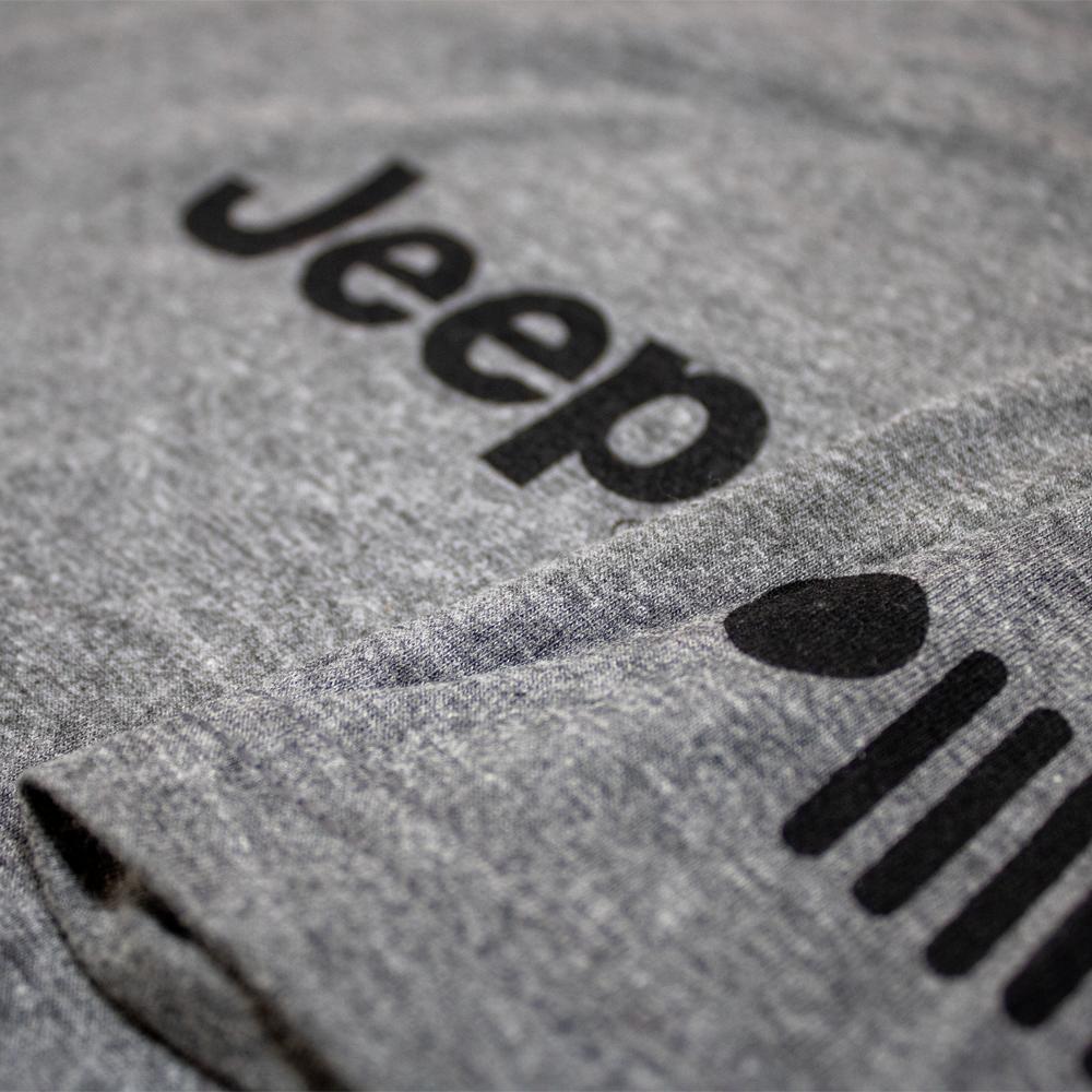 Mens Jeep® Wrangler Burst T-Shirt - Triblend Grey