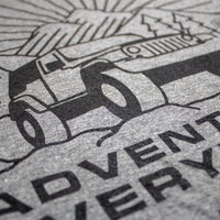 Thumbnail for Mens Jeep® Wrangler Burst T-Shirt - Triblend Grey