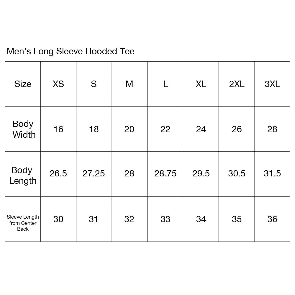 Mens Jeep® Have Fun Out There Long Sleeve Hooded T-Shirt - Black / Natural