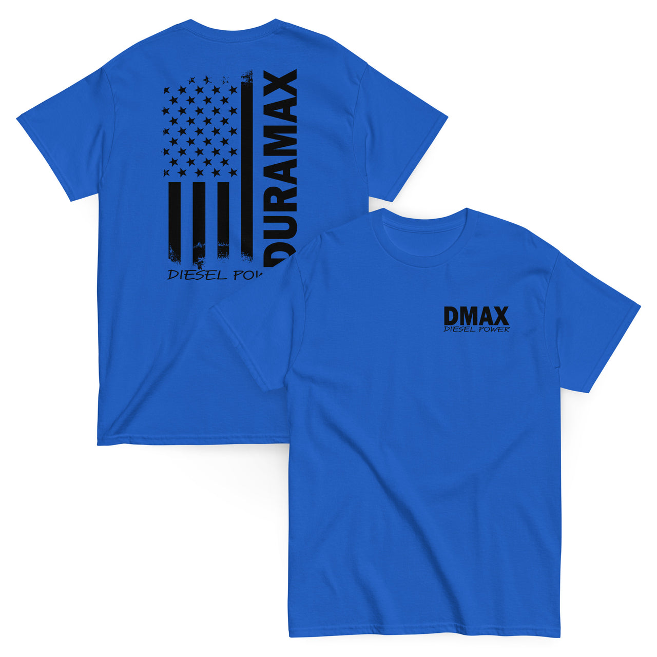 Duramax Shirt With American Flag Design in Royal