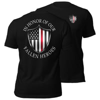 Thumbnail for Fireman Red Line T-Shirt In Honor Of Our Fallen Heroes