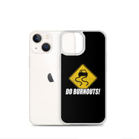 Thumbnail for Funny Car Enthusiast Burnout Sign Phone Case for iPhone®