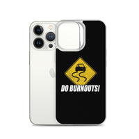 Thumbnail for Funny Car Enthusiast Burnout Sign Phone Case for iPhone®