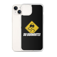 Thumbnail for Funny Car Enthusiast Burnout Sign Phone Case for iPhone®